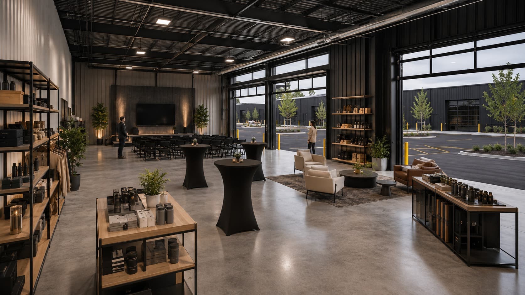 Event & retail flex-space concept