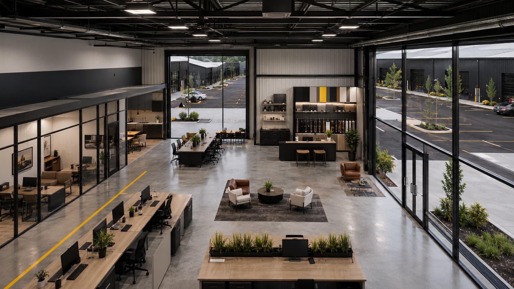 Offices flex-space concept