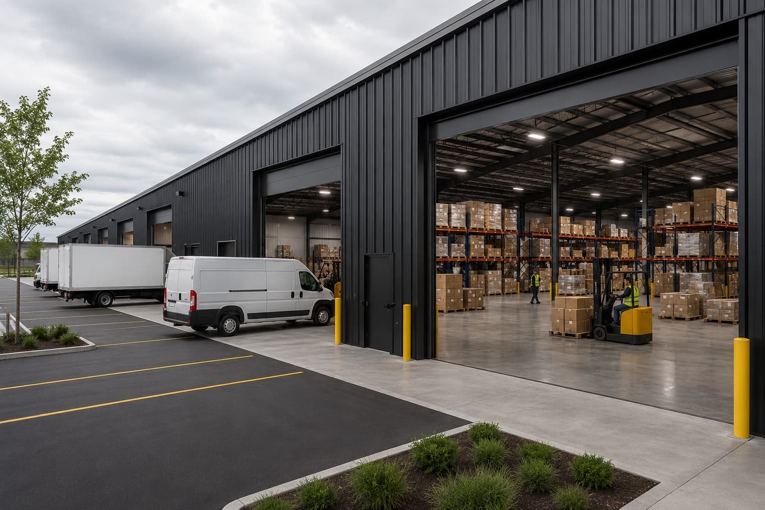 Storage & distribution flex-space concept